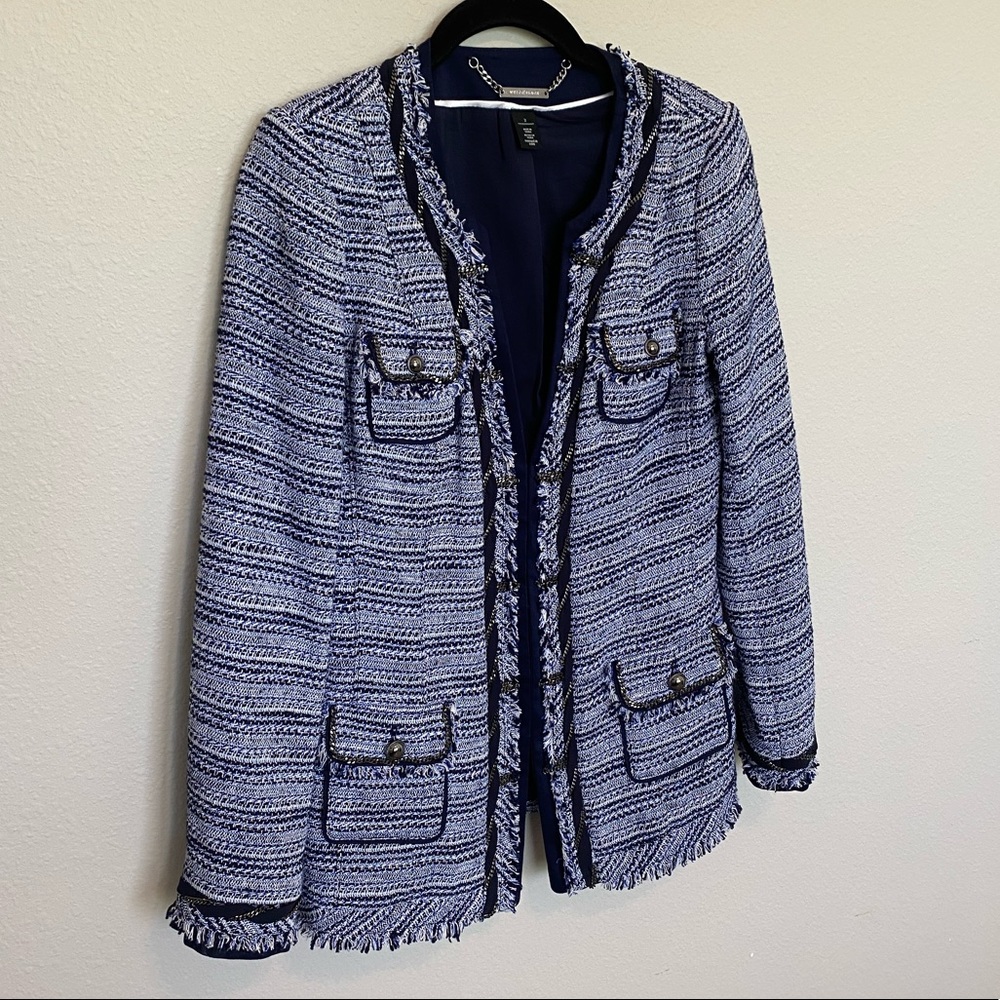 NWOT White House black market Blue Jacket Size 2 - Picture 15 of 15